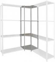 Стеллаж металлический угловой Титан МС 2500x800x600/8