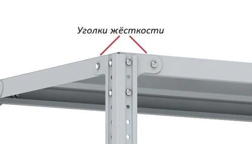 Стеллаж металлический Титан МС-750 2000x1500x600/4