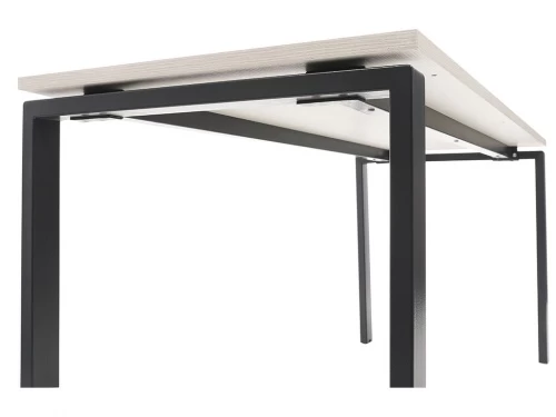 Стол офисный NT 160x70 белое дерево/серый